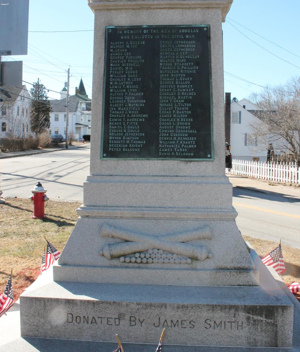 Douglas Massachusetts Civil War Memorial