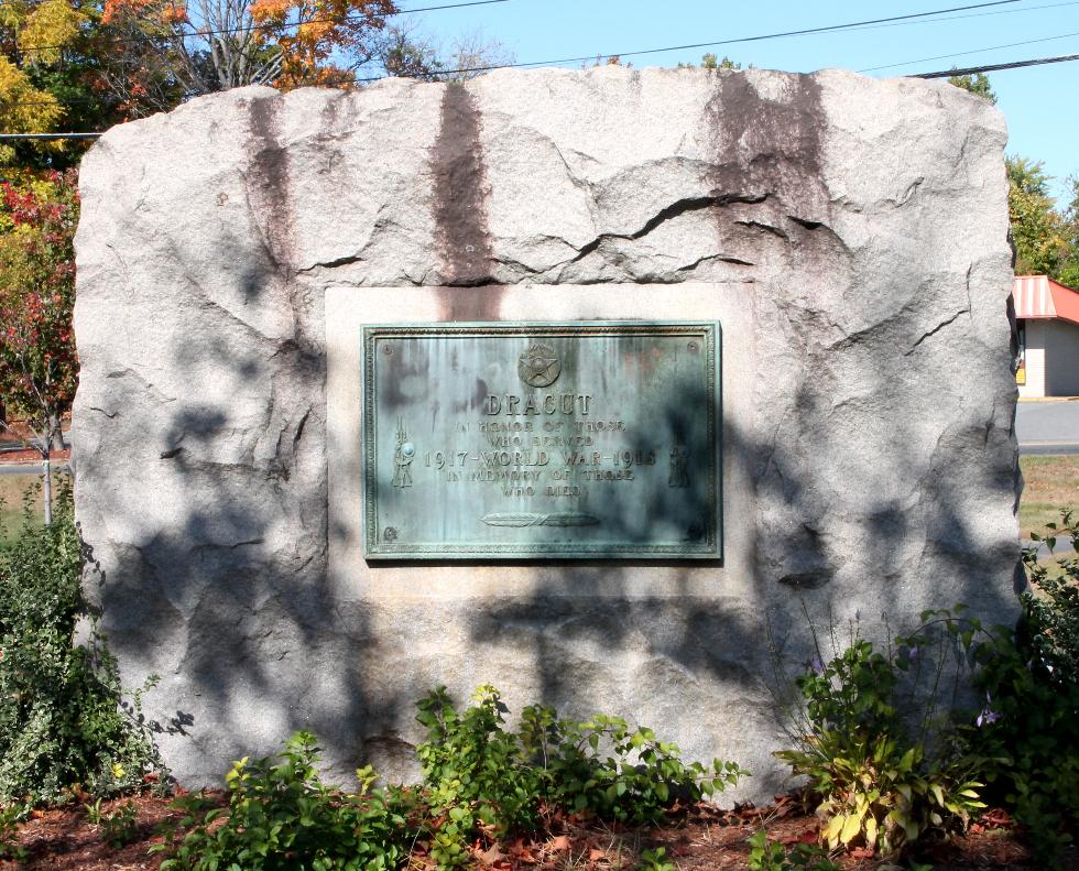 Dracut Massachusetts World War I Veterans Memorial