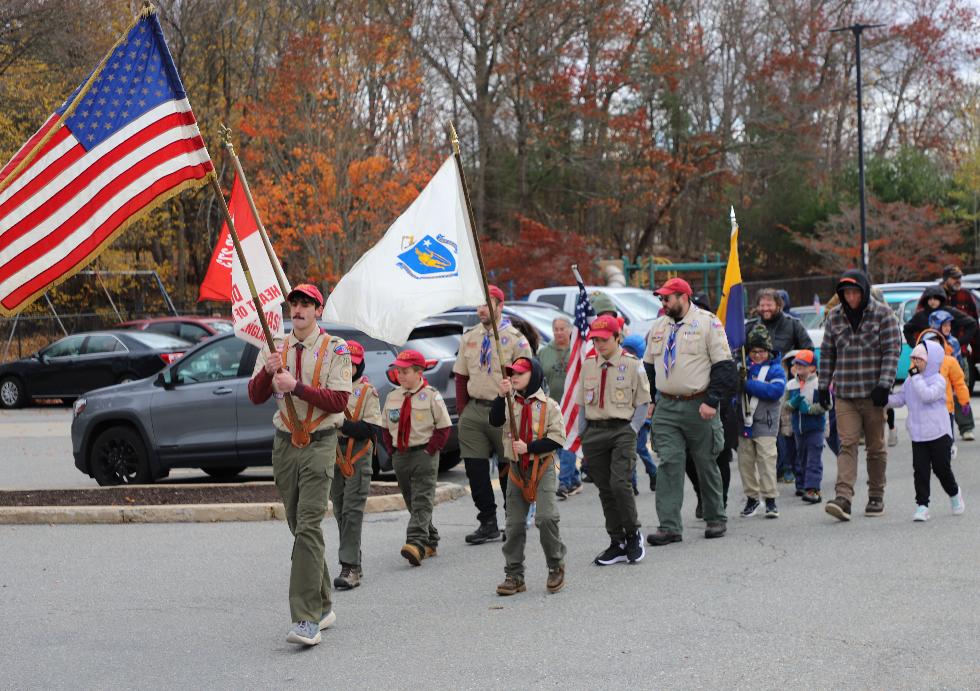 Dudley/Webster Mass Veterans Day Parade 2025 Dudley Mass Boy Scouts 273
