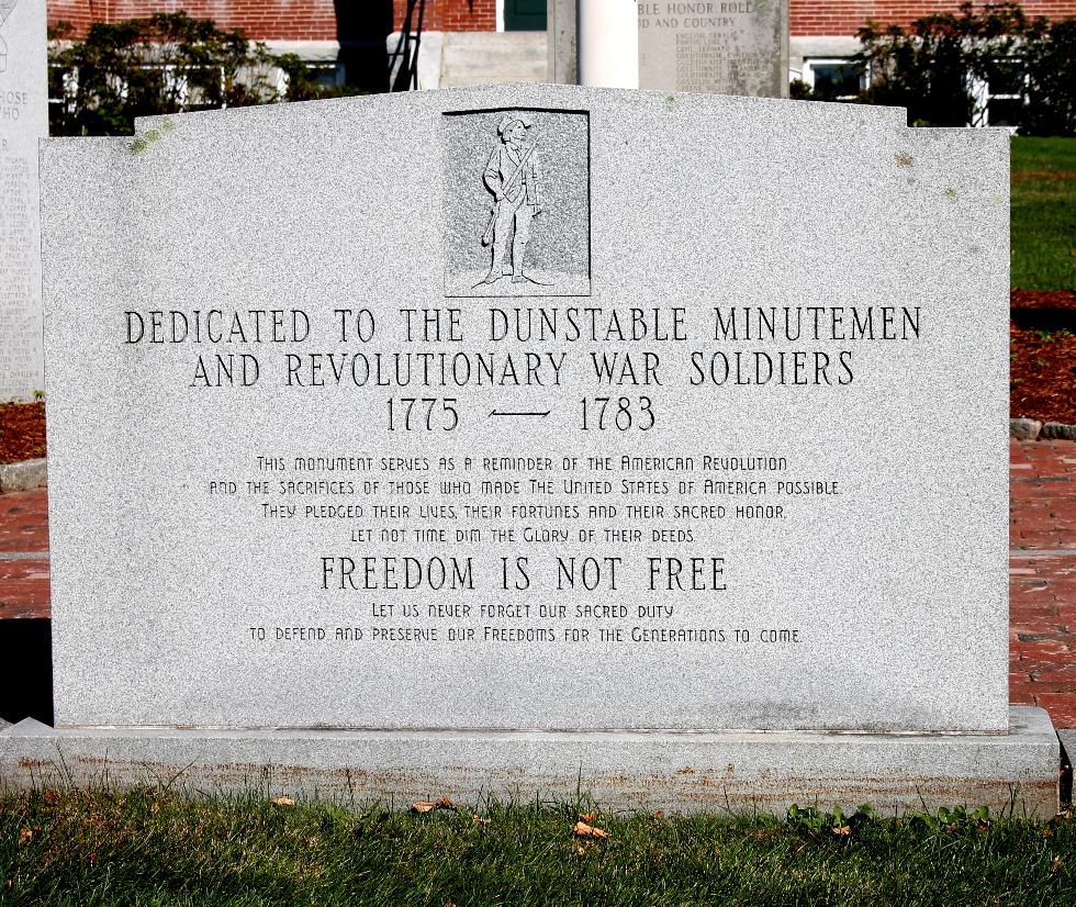Dunstable Revolutionary War Veterans Memorial