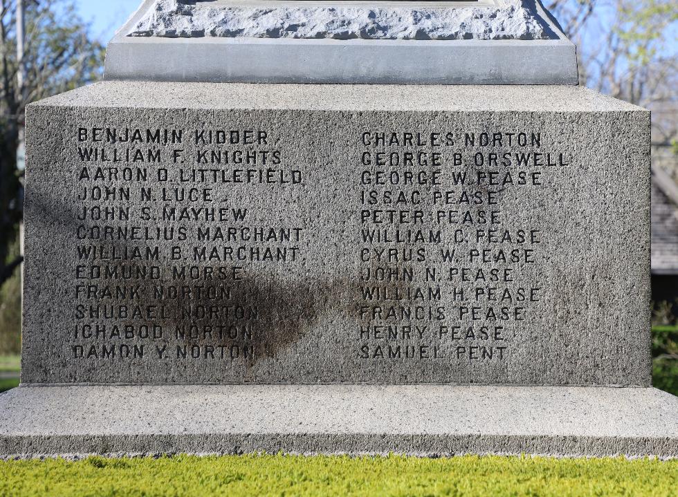 Edgartown Massachusetts Civil War Veterans Memorial