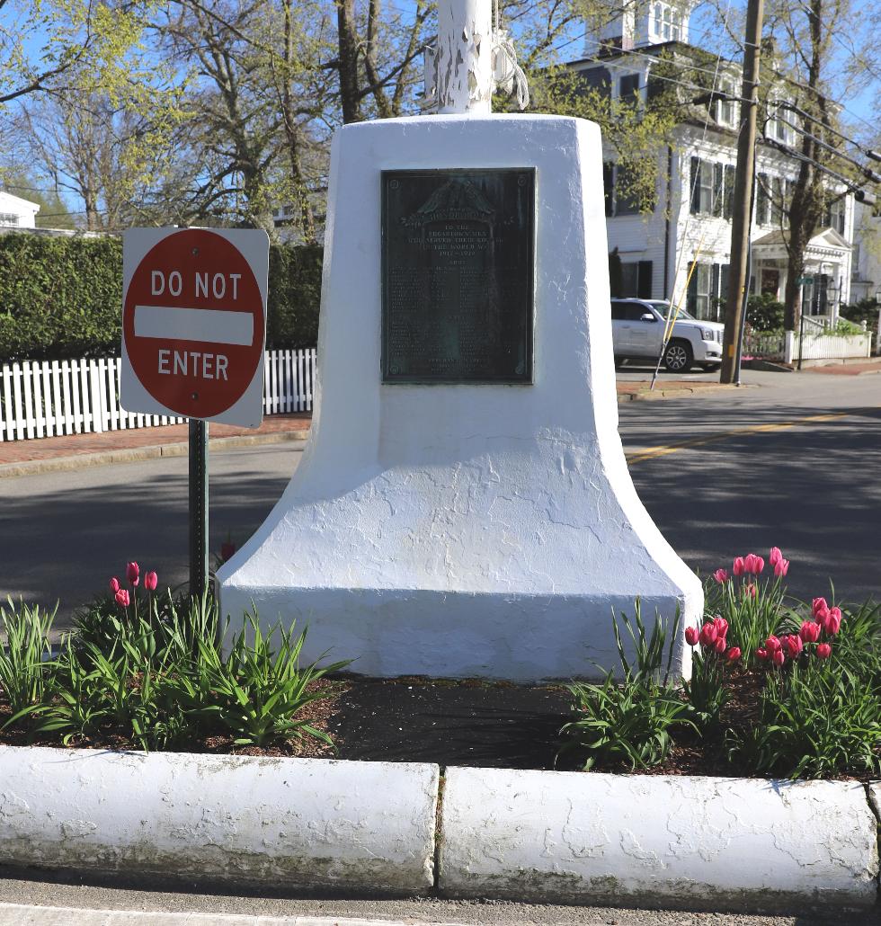 Edgartown Mass World War I Veterans Honor Roll