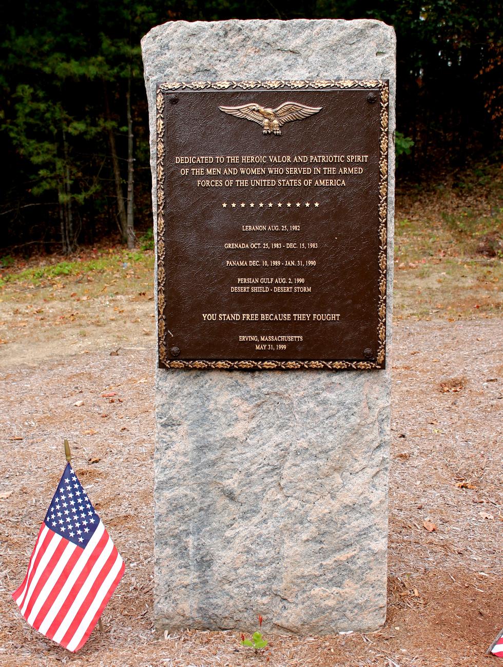 Erving Massachusetts Persian Gulf War Veterans Memorial