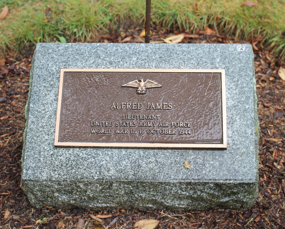 Falmouth Veterans Memorial Alfred James - World War II