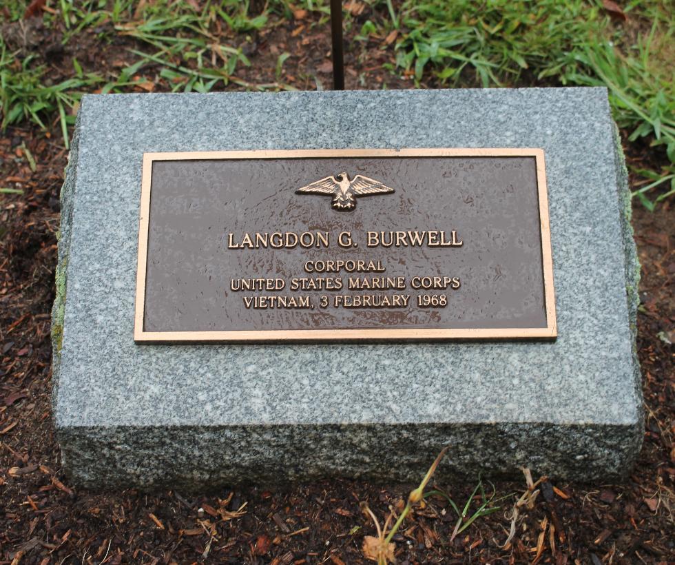 Falmouth Veterans Memorial Langdon Burwell - Vietnam