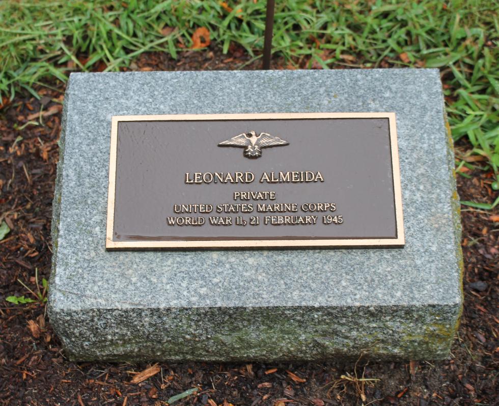 Falmouth Veterans Memorial Leonard Almeida - World War II