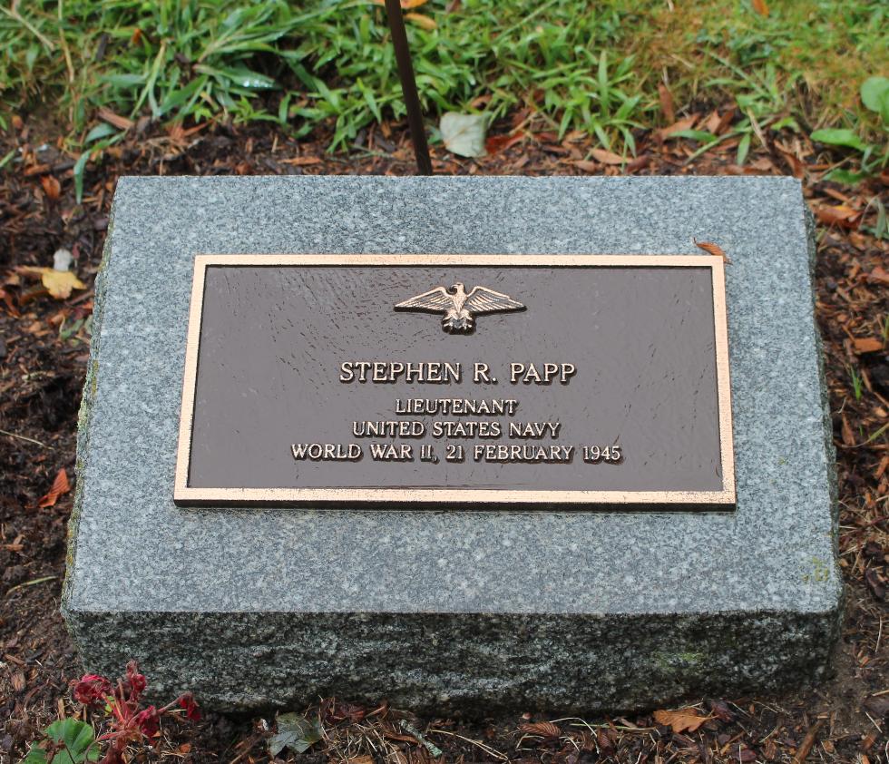 Falmouth Veterans Memorial Stephen Papp - World War II