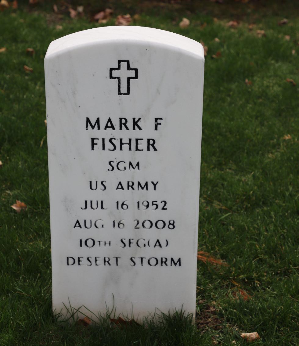 Fort Devens Cemetery - SGM Mark F Fisher 10th Special Forces