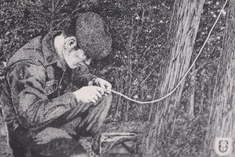 Fort Devens 10th Special Forces Lithograph