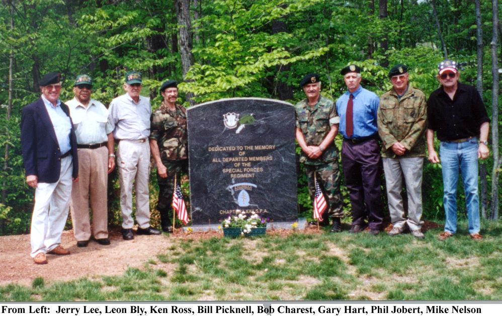Special Forces Monument Dedication - Chapter 72 New Hampshire State Veterans Cemetery