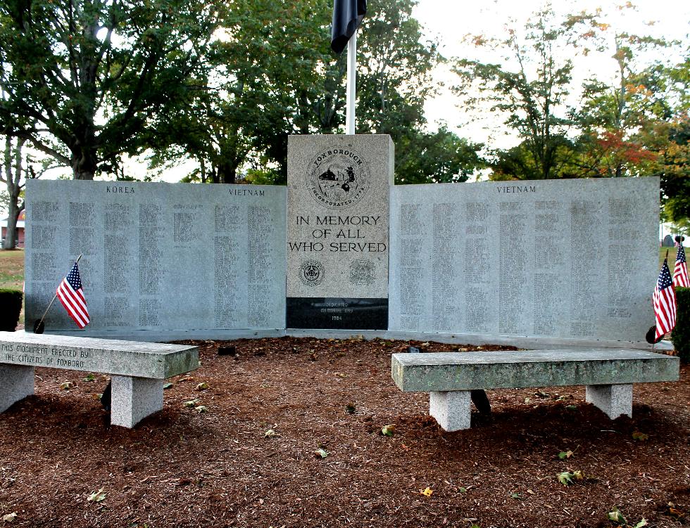 Foxboro Massachusetts Korean & Vietnam War Veterans Memorial