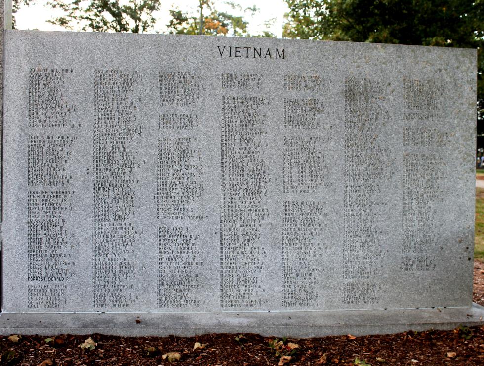 Foxboro Massachusetts Korean & Vietnam War Veterans Memorial