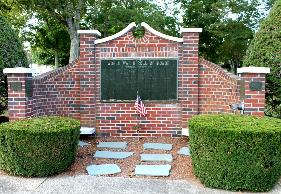 Foxboro Massachusetts World War II Veterans Memorial