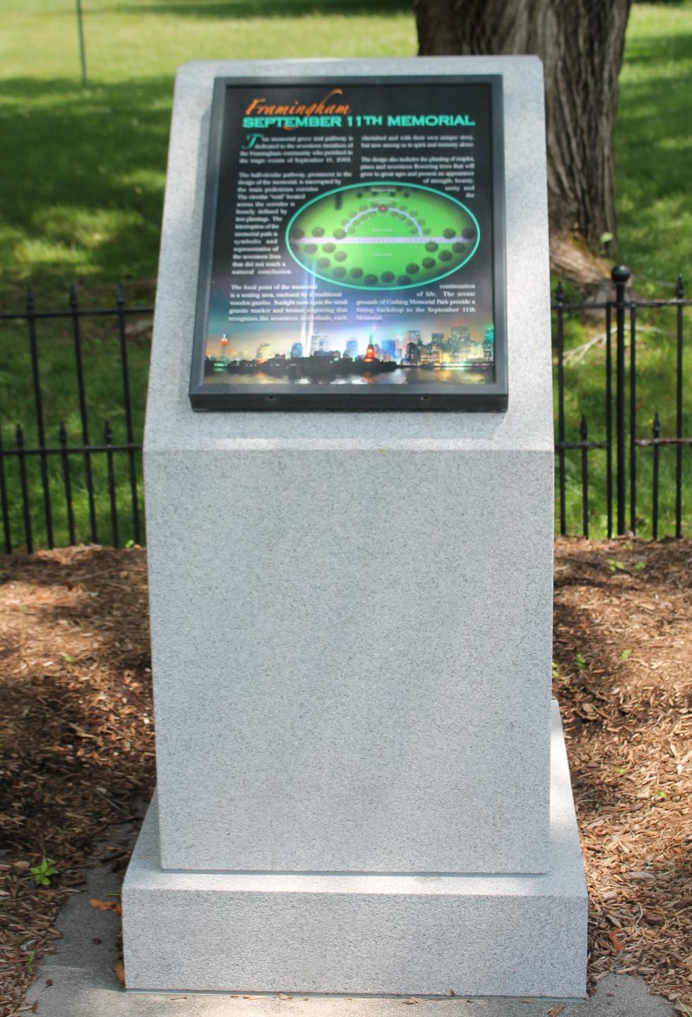 Framingham Massachusetts September 11 Memorial