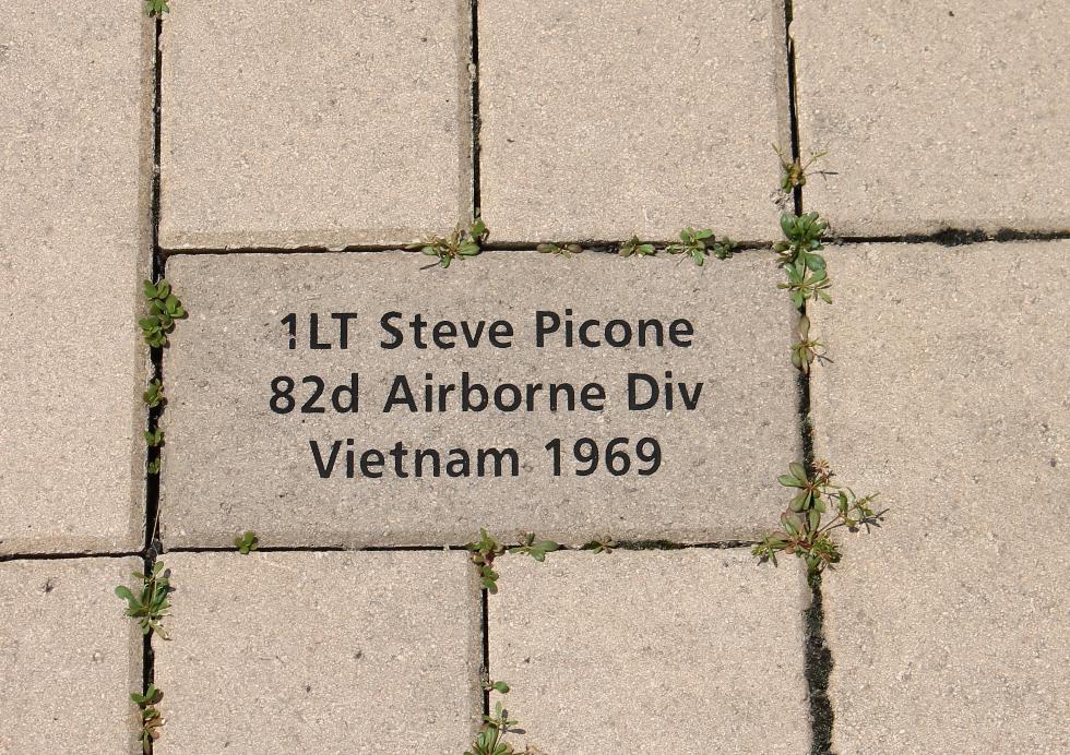 Framongham Massachusetts MetroWest Vietnam War Veterans Memorial - 1LT Steve Picone