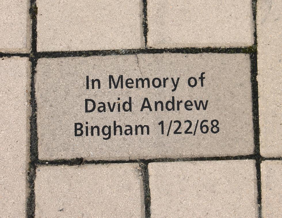 Framongham Massachusetts MetroWest Vietnam War Veterans Memorial - David Andrew Bingham