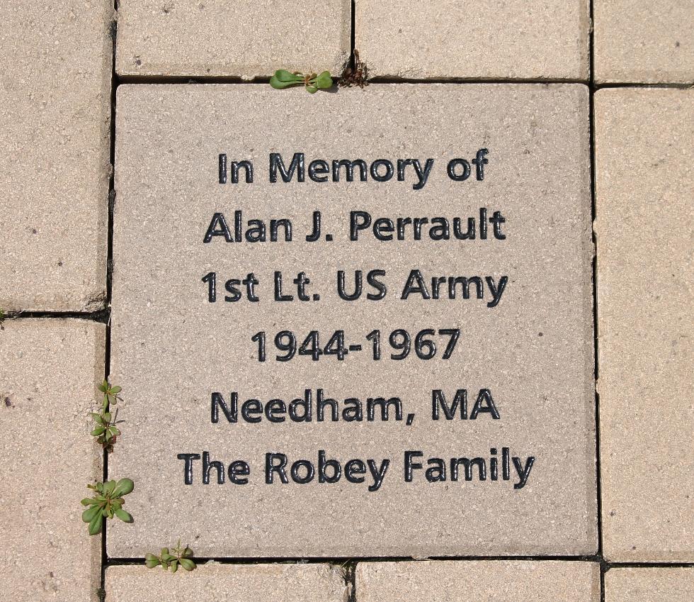 Framongham Massachusetts MetroWest Vietnam War Veterans Memorial - 1st Lt Alan J Perrault