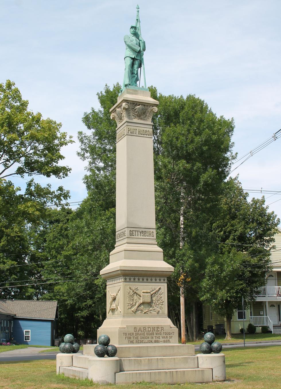 Gardner Massachusetts Civil War Veterans Memorial