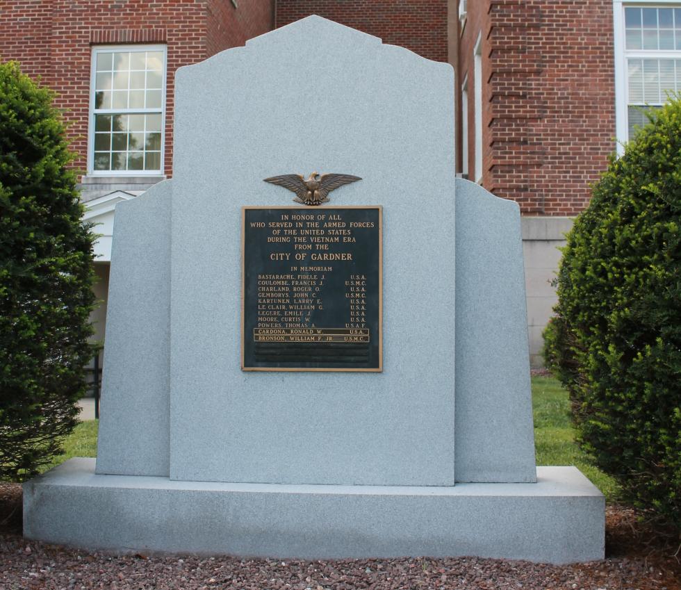 Gardner Massachusetts Vietnam War Veterans Memorial