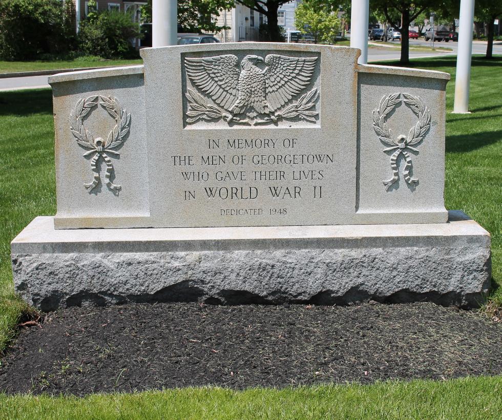 Georgetown Massachusetts World War II Veterans Memorial
