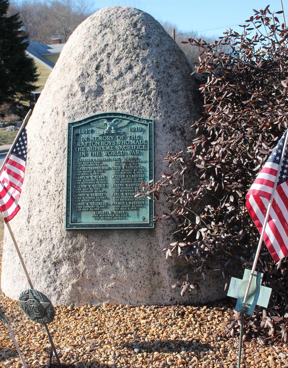 Grafton Massachusetts World War I Veterans Memorial