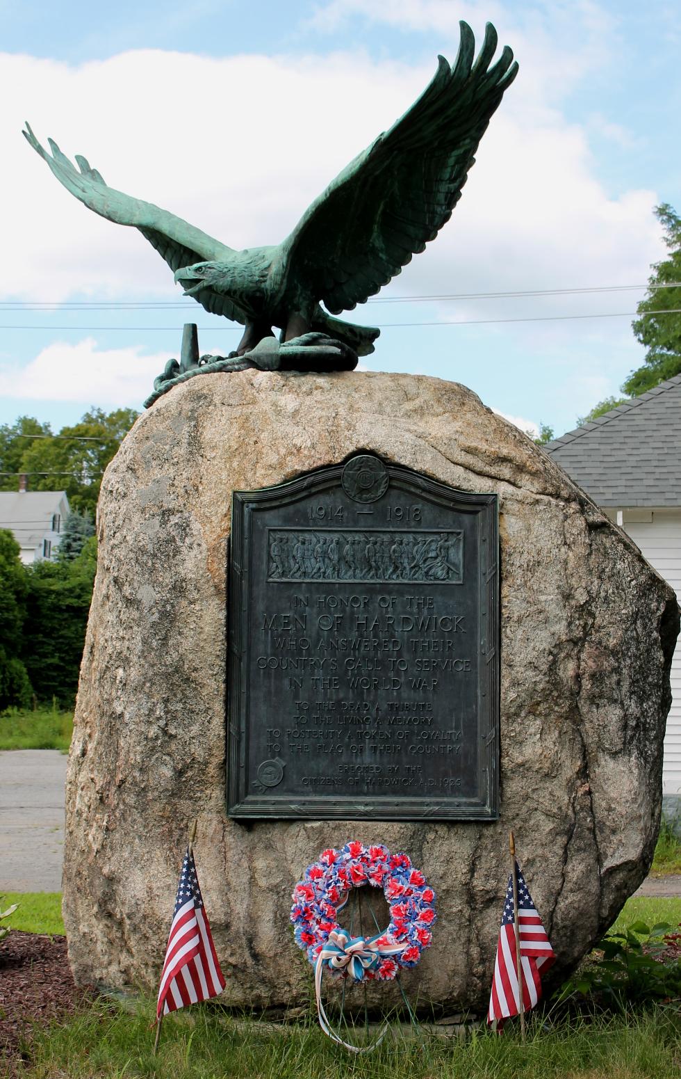 Hardwick Massachusetts World War I Veterans Memorial