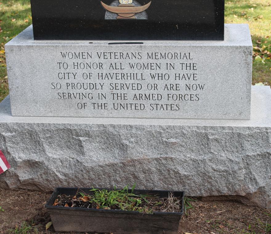 Haverhill Massachusetts Women Veterans Memorial
