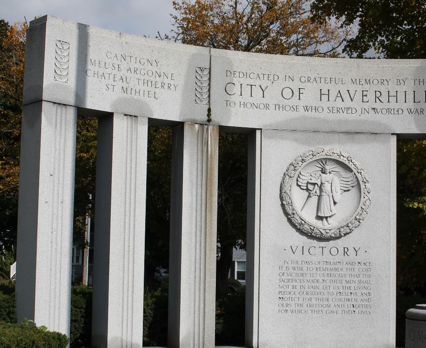 Haverhill Massachusetts World War I Aviators Memorial