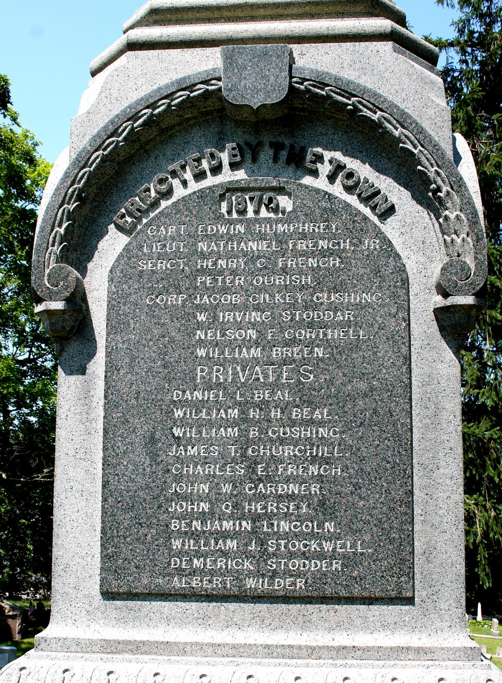 Hingham Massachusetts Civil War Memorial