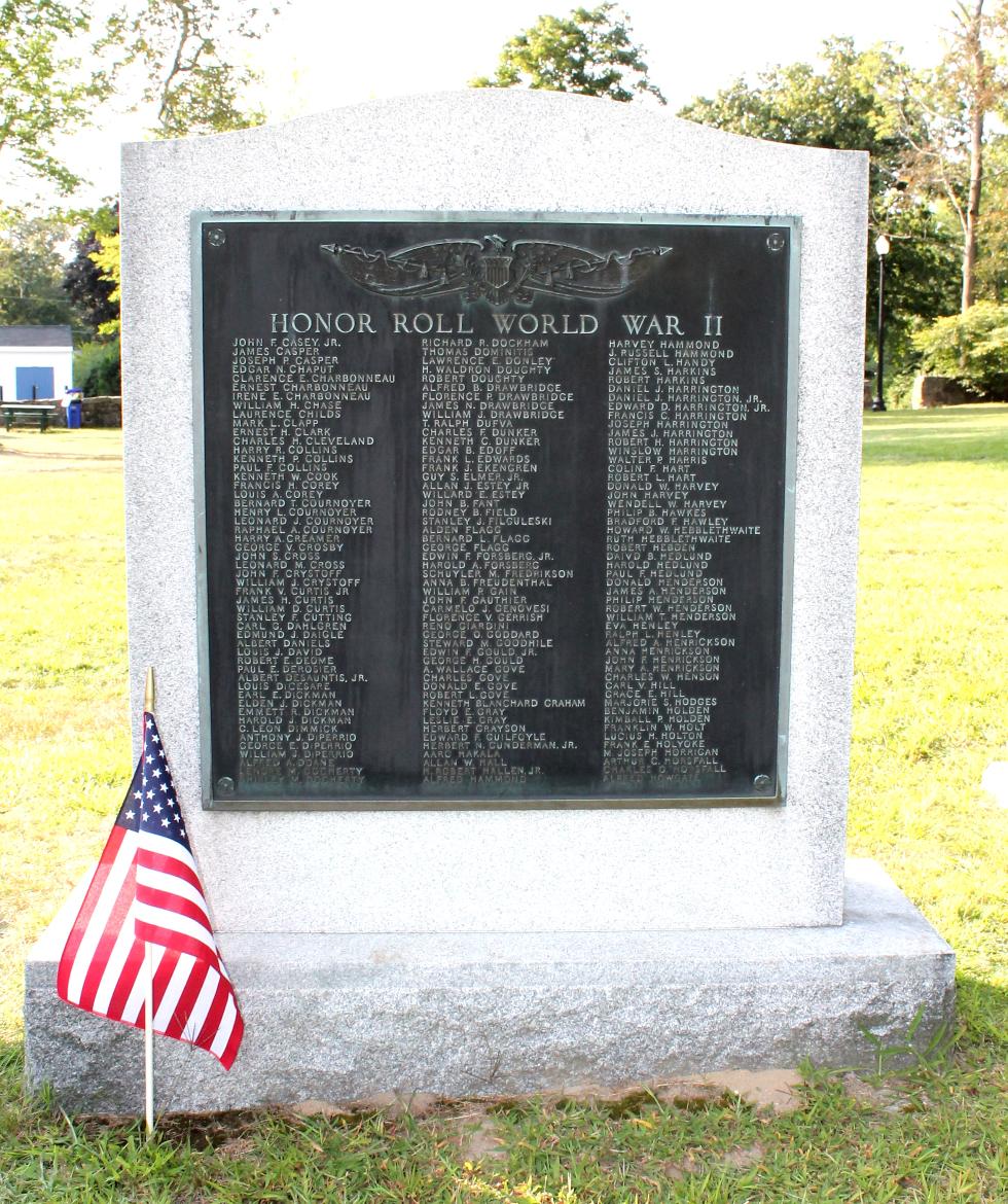 Holden Mass World War II Veterans Memorial