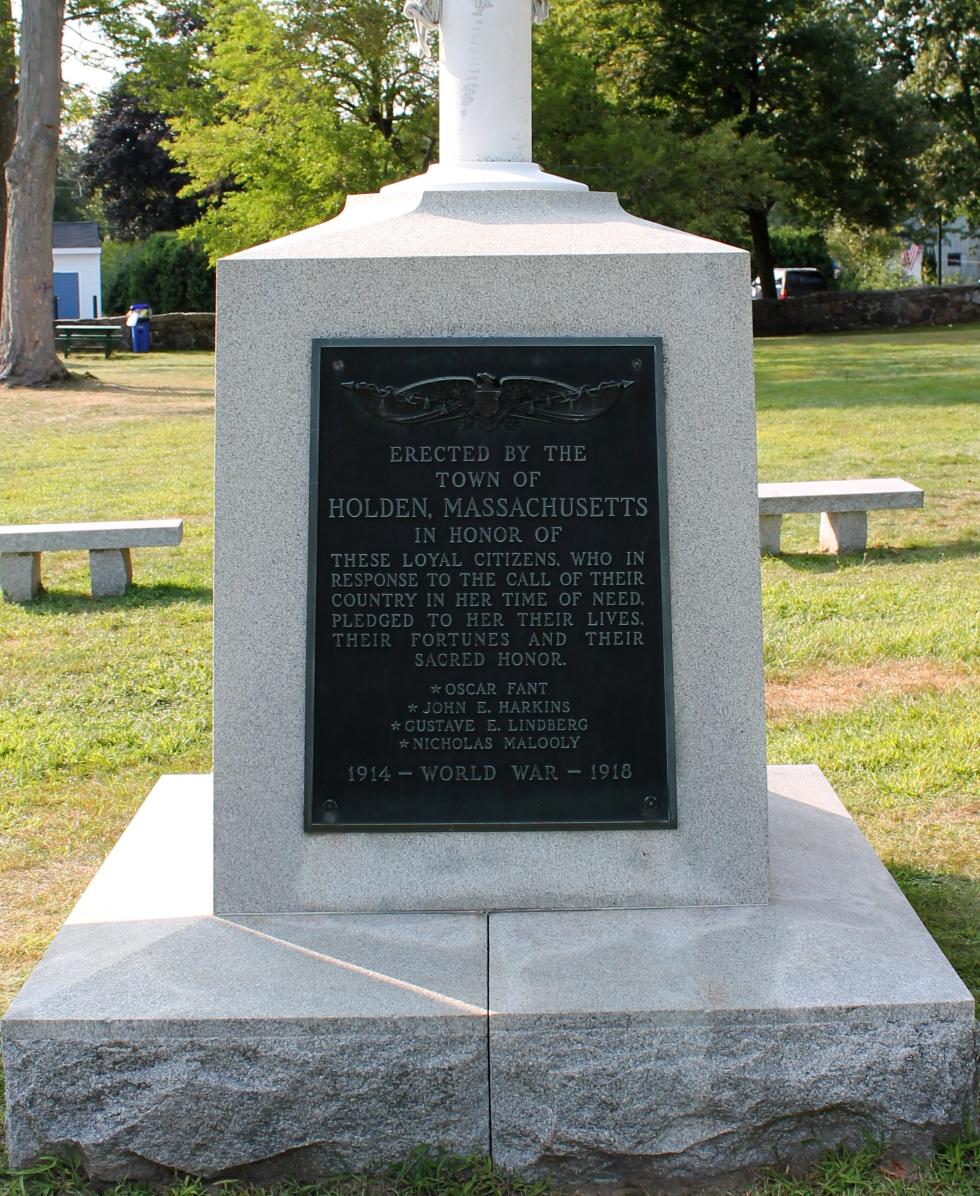 Holden Mass World War I Veterans Memorial