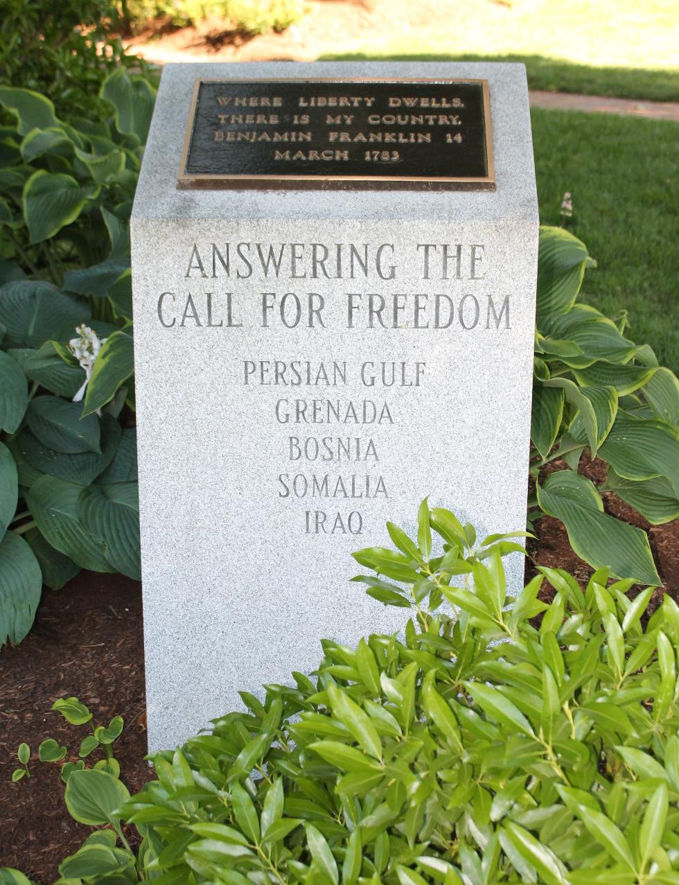 Hopkinton Massachusetts Persian Gulf War Veterans Memorial