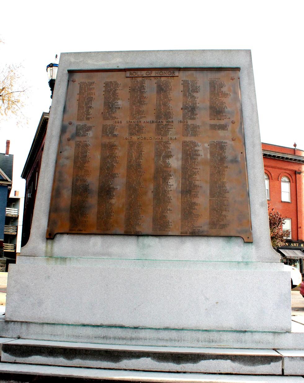 Hudson Massachusetts Civil War , Spanish American War & World War I Veterans Memorial