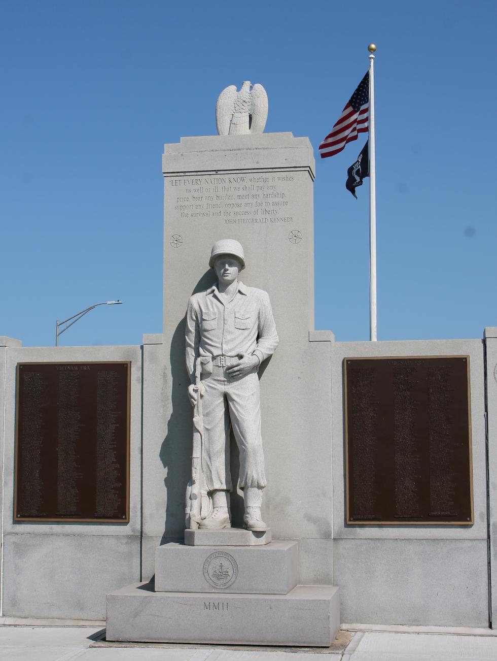 Hull Massachusetts Veterans Memorial - Vietnam War Honor Roll