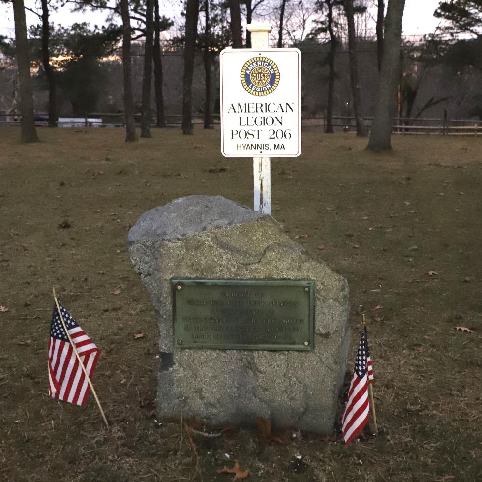 Hyannis Massachusetts Americaqn Legion Post #206 Veterans Memorial