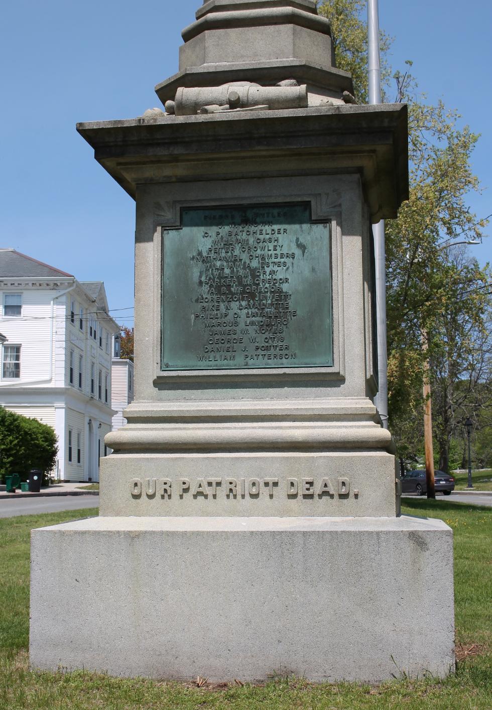 Ipswich Massachusetts Civil War Memorial