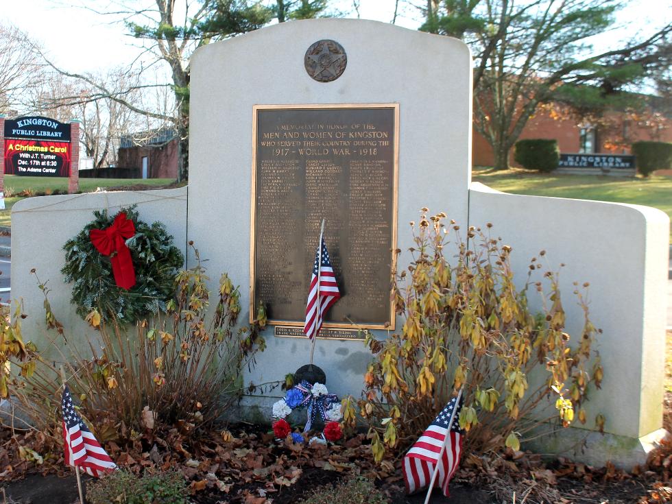 Kingston Massachusetts World War I Veterans Memorial
