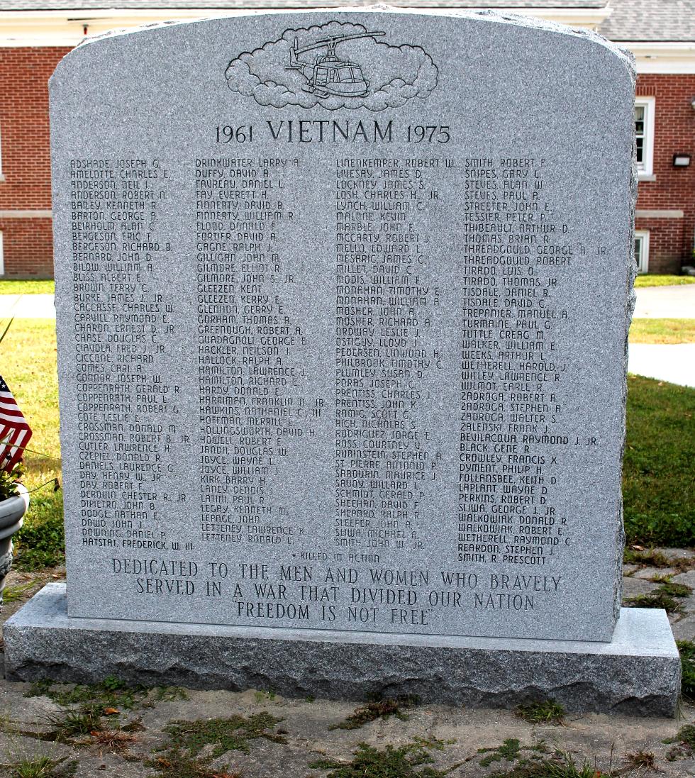 Lancaster Massachusetts Vietnam War Veterans Memorial