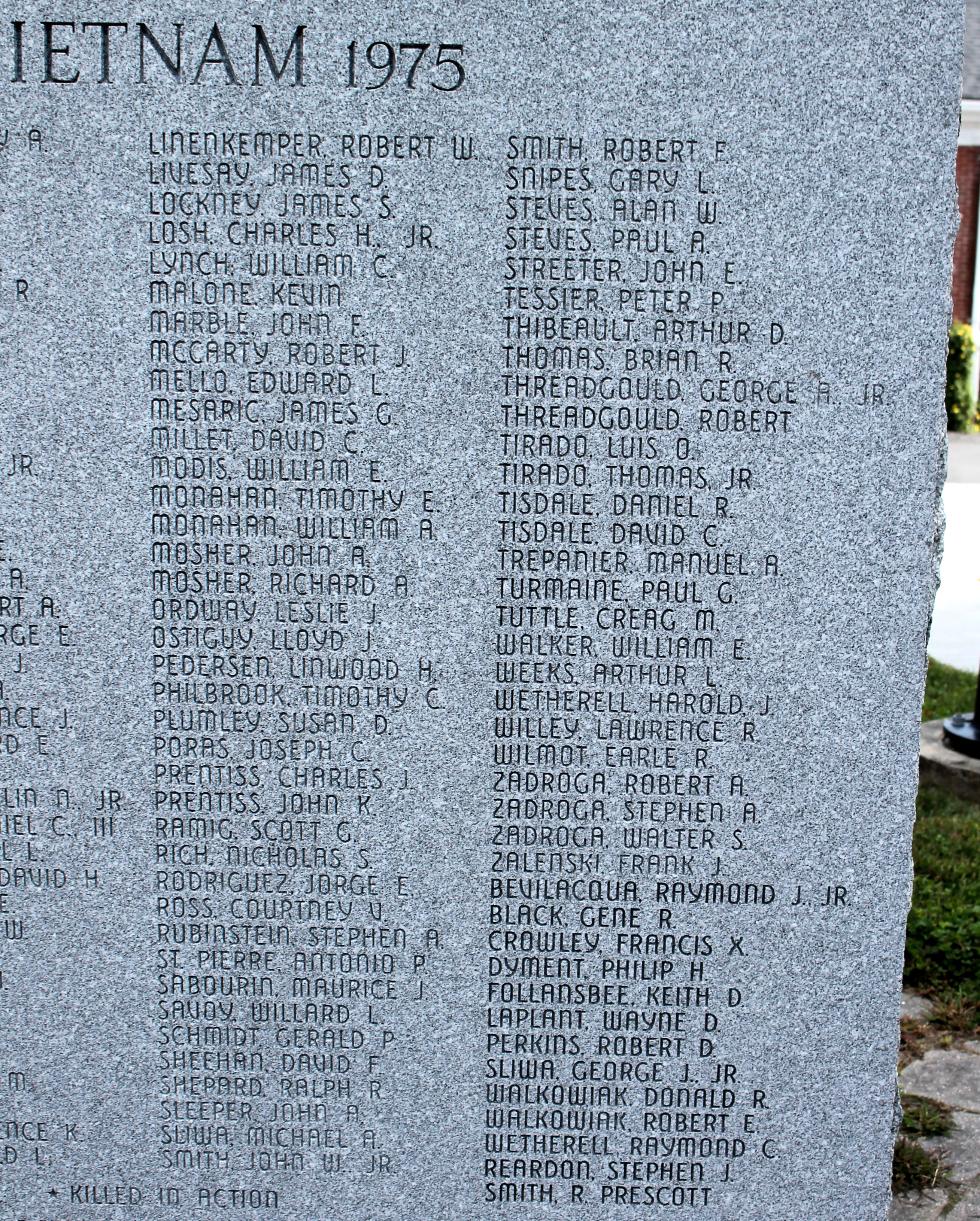 Lancaster Massachusetts Vietnam War Veterans Memorial