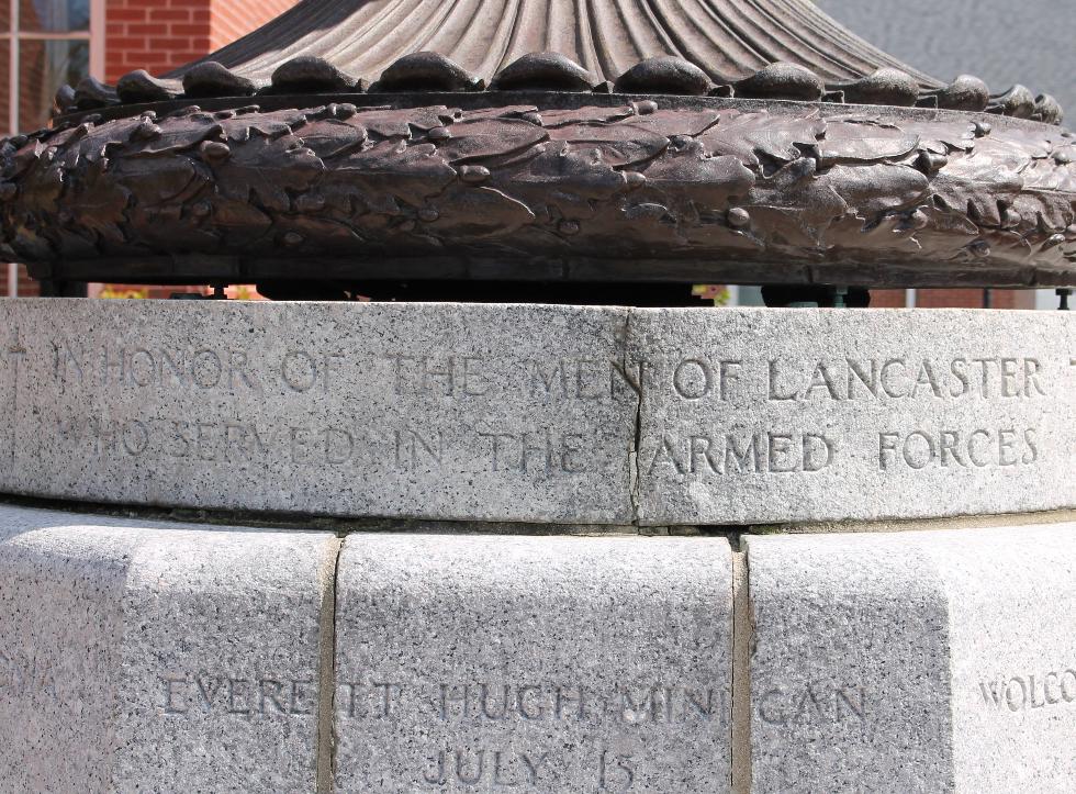 Lancaster Massachusetts World War I Veterans Memorial