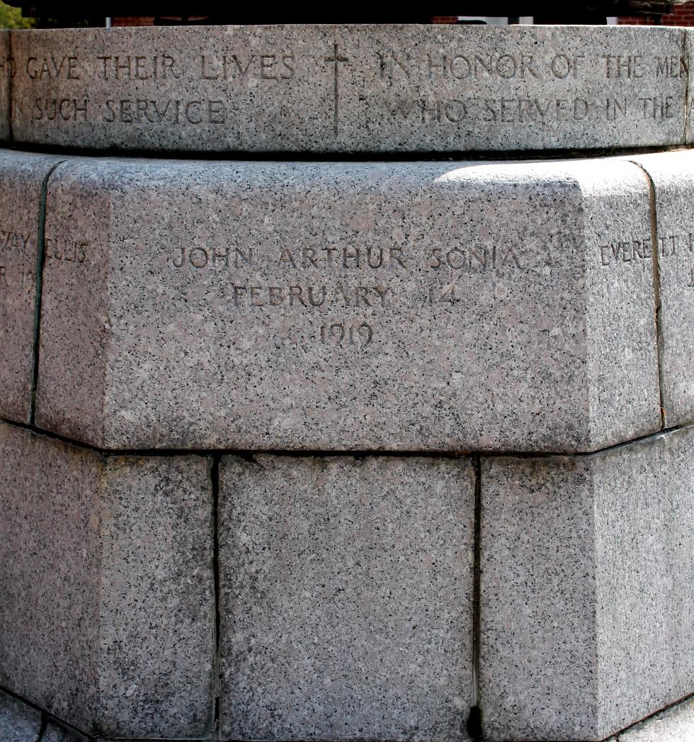 Lancaster Massachusetts World War I Veterans Memorial