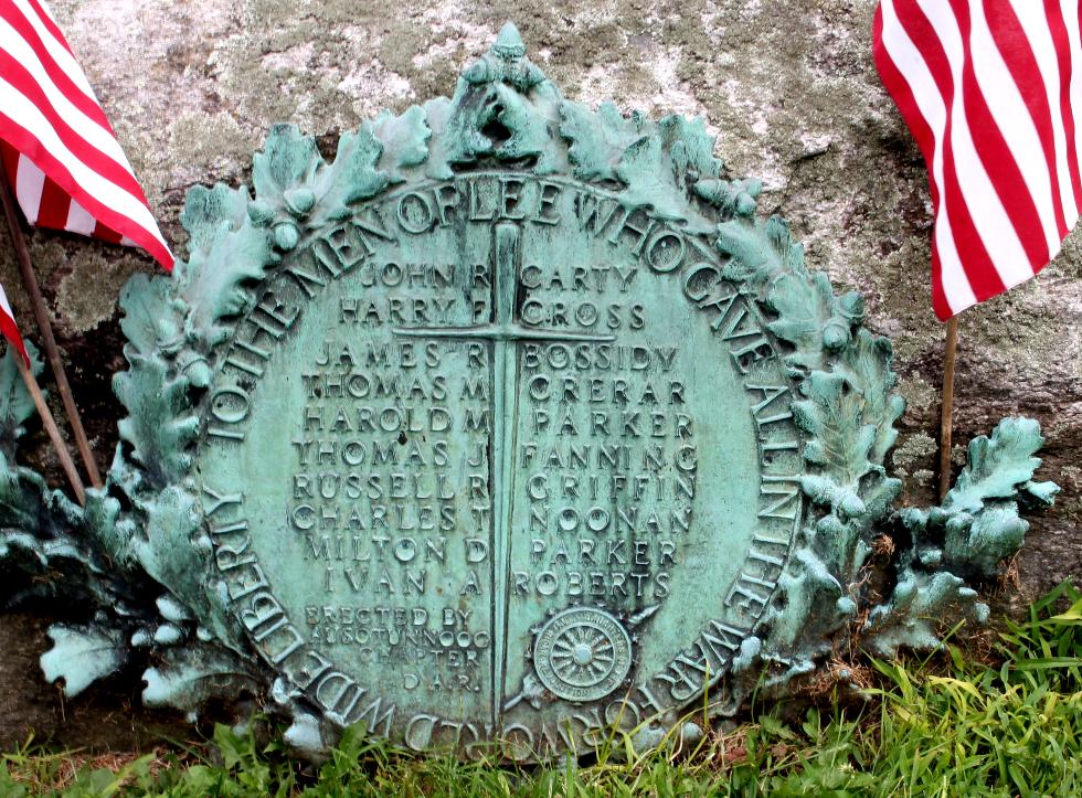 Lee Massachusetts Revolutionary War Veterans Memorial