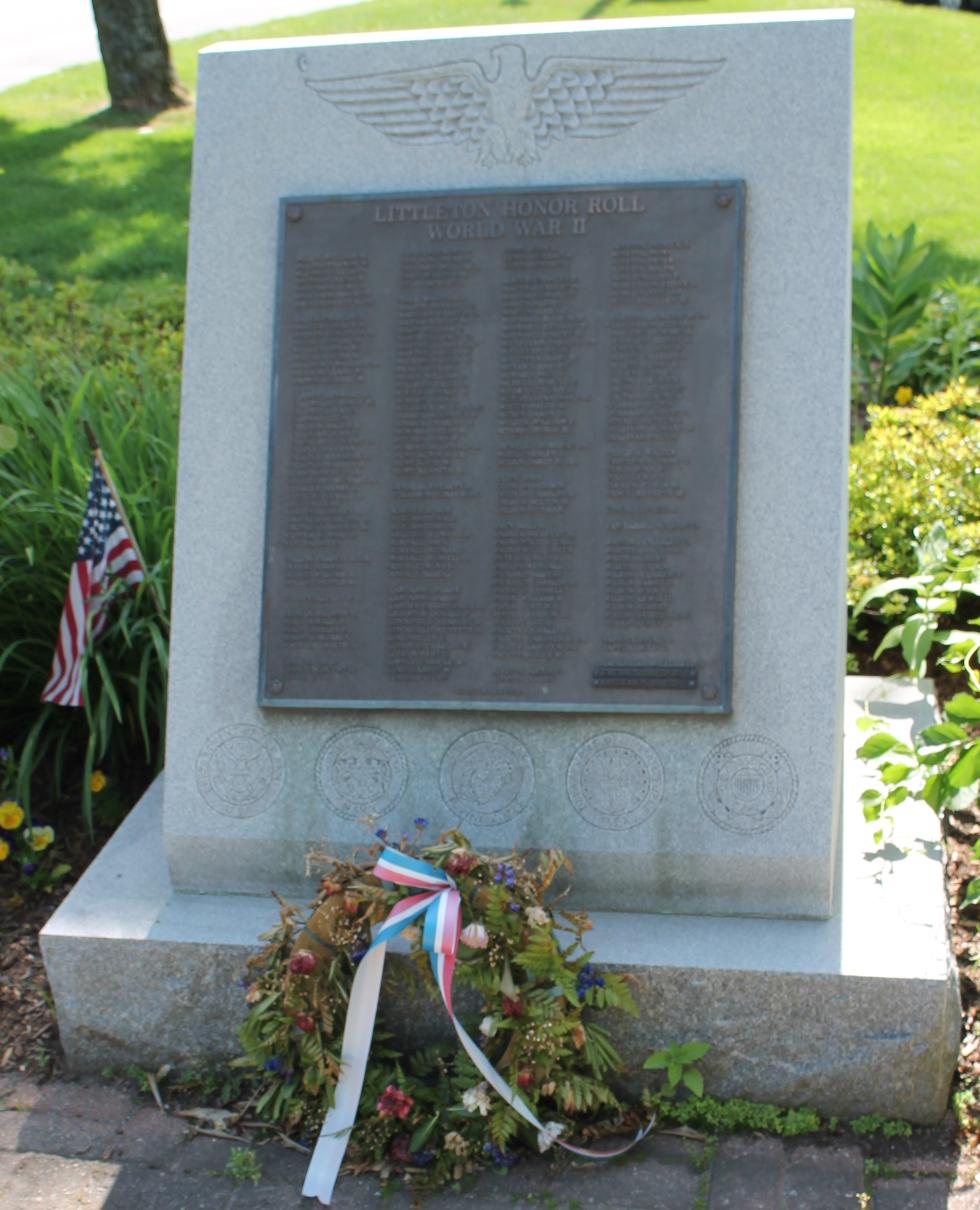 Littleton Massachusetts World War II Veterans Memorial