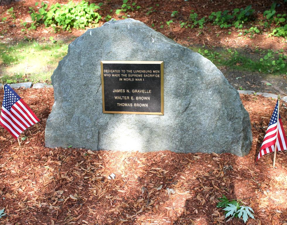 Lunenburg Massachusetts World War I Veterans Memorial