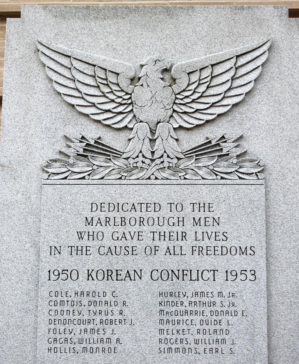Marlborough Massachusetts Korean War & Vietnam War Veterans Memorial