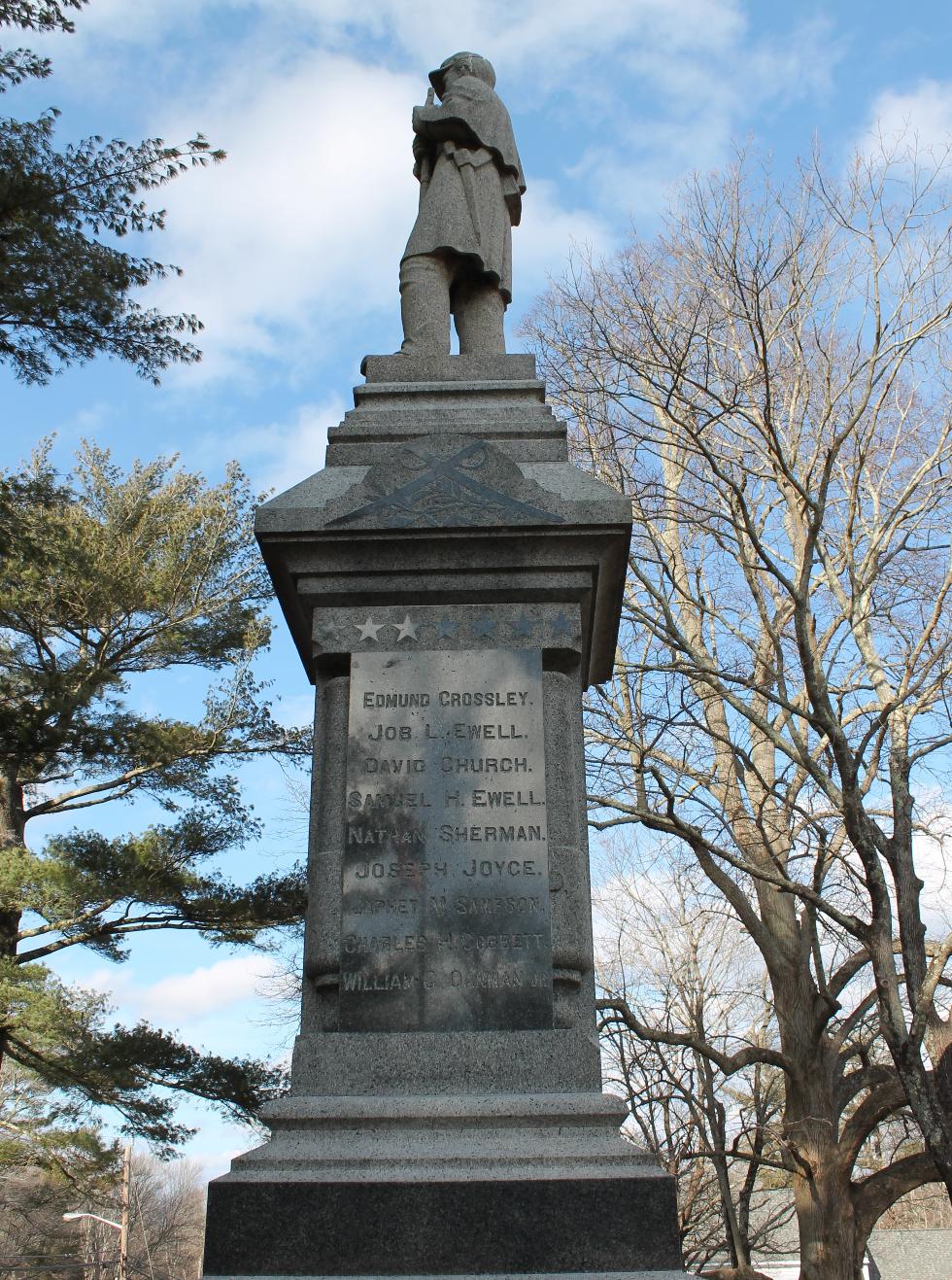 Marshfiled Massachusetts Civil War Memorial