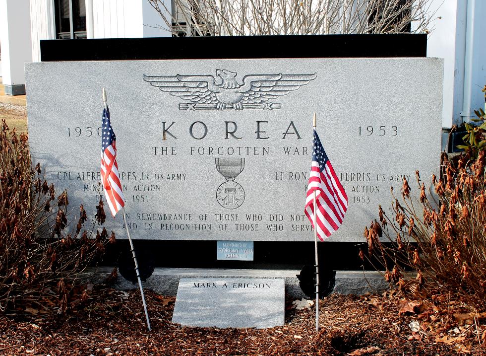 Marshfield Massachusetts Korean War Veterans Memorial