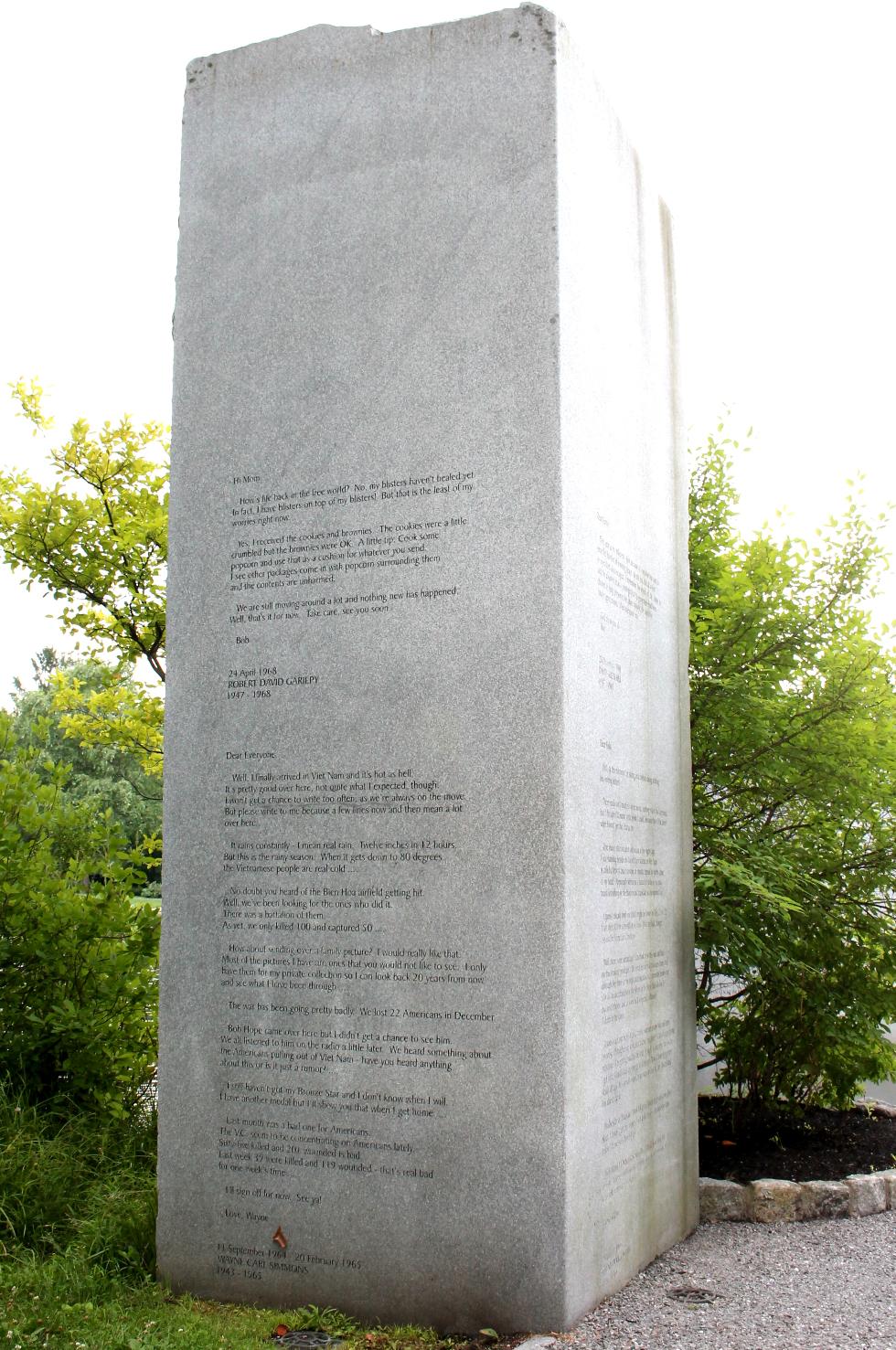 Massachusetts Vietnam War Veterans Memorial