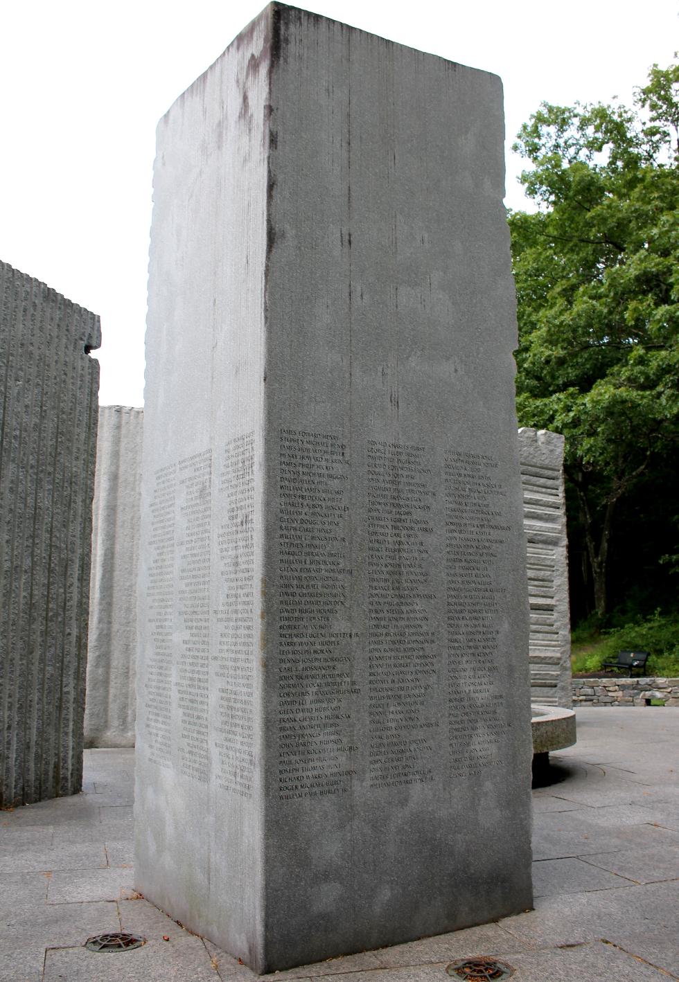 Massachusetts Vietnam Veterans Memorial - Veterans Names H-K