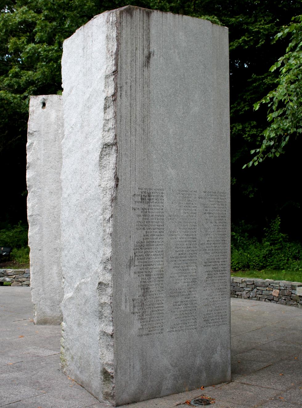 Massachusetts Vietnam Veterans Memorial - Veterans Names K-M